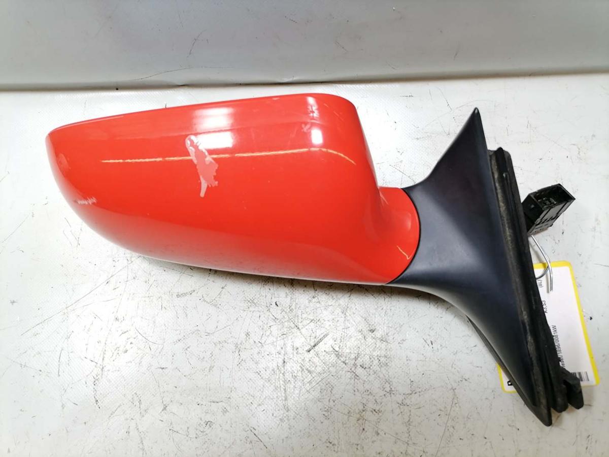 Audi A3 8L original Au&szlig;enspiegel rechts LY3J Brillantrot elektrisch 3-T&uuml;rer Facelift Bj.2000